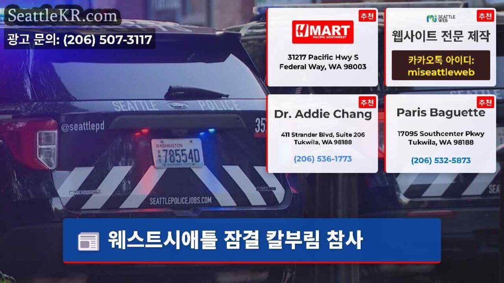 웨스트시애틀 잠결 칼부림 참사