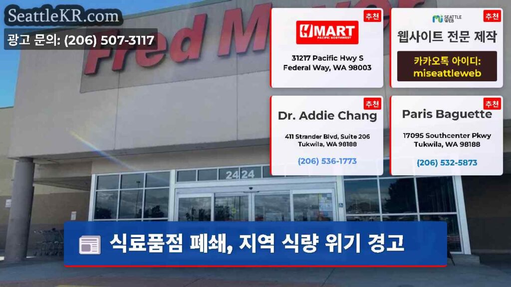 식료품점 폐쇄, 지역 식량 위기 경고
