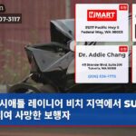 시애틀 레이니어 비치 지역에서 SUV에 치여 사망한 보행자