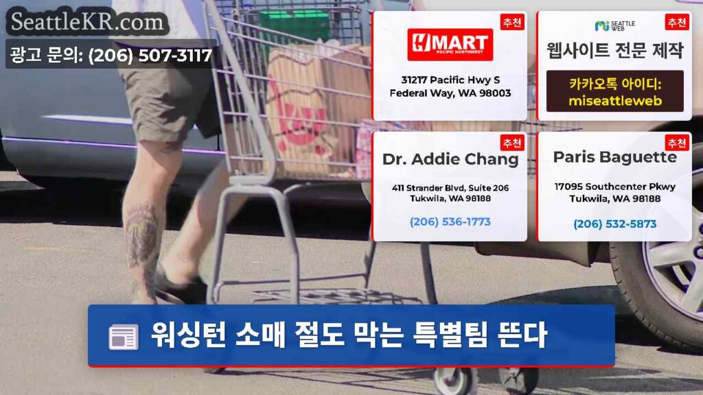 워싱턴 소매 절도 막는 특별팀 뜬다