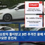 소방차 들이받고 3번 추격전 끝에 체포된 무모한 운전자
