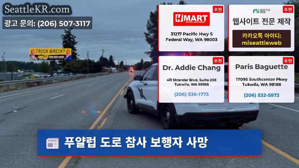 푸얄럽 도로 참사 보행자 사망