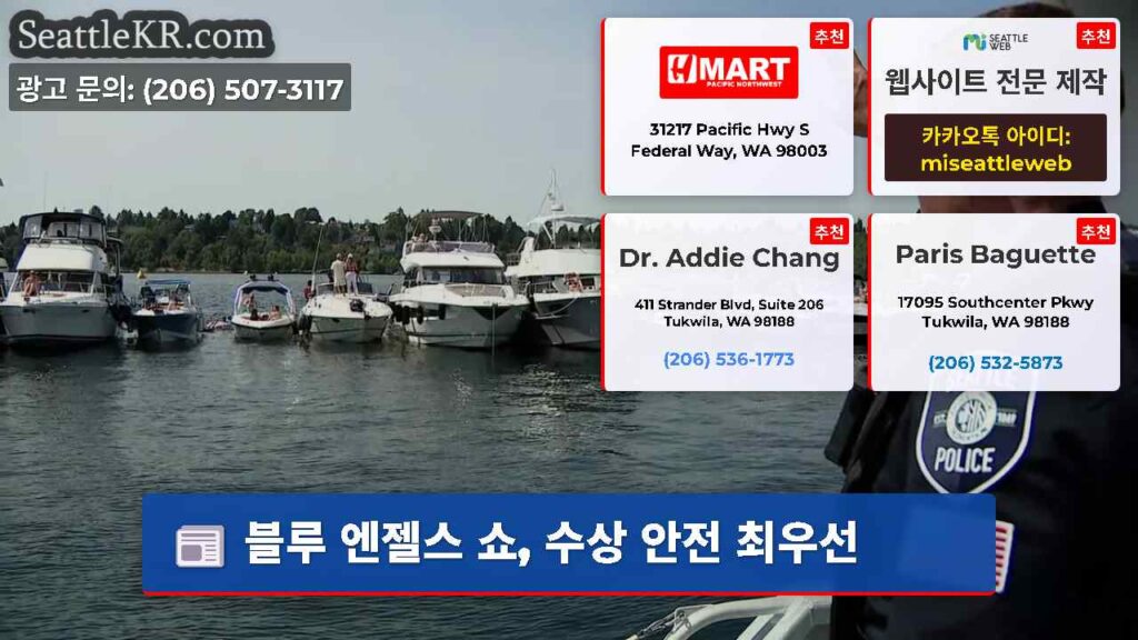 블루 엔젤스 쇼, 수상 안전 최우선