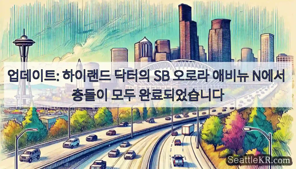 업데이트: 하이랜드 닥터의 SB 오로라 애비뉴 N에서 충돌이 모두 완료되었습니다