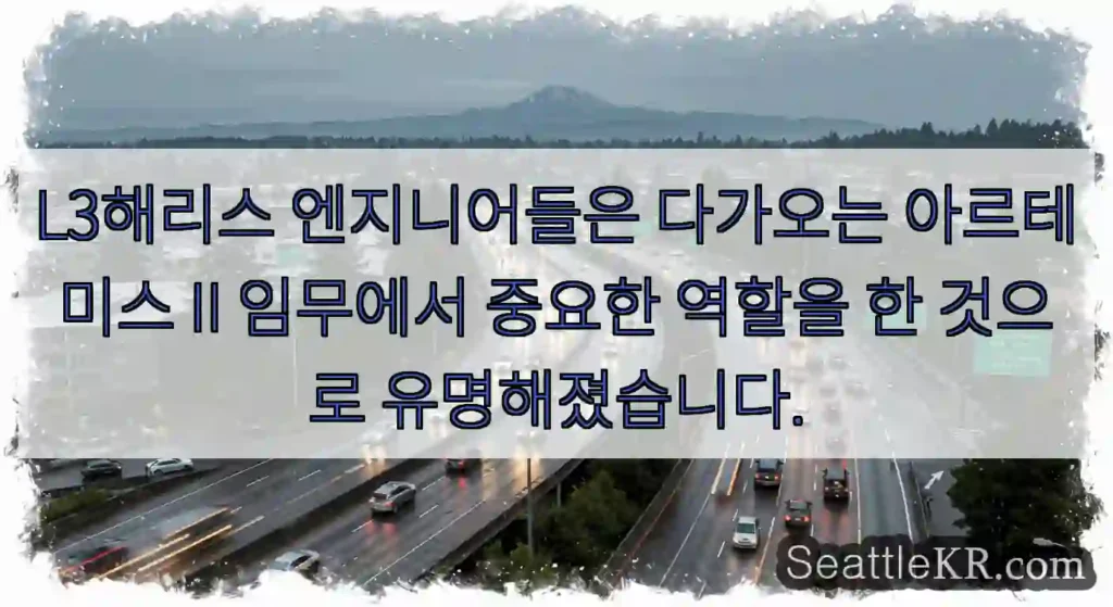 L3해리스 엔지니어들은 다가오는 아르테미스 II 임무에서 중요한 역할을 한 것으로