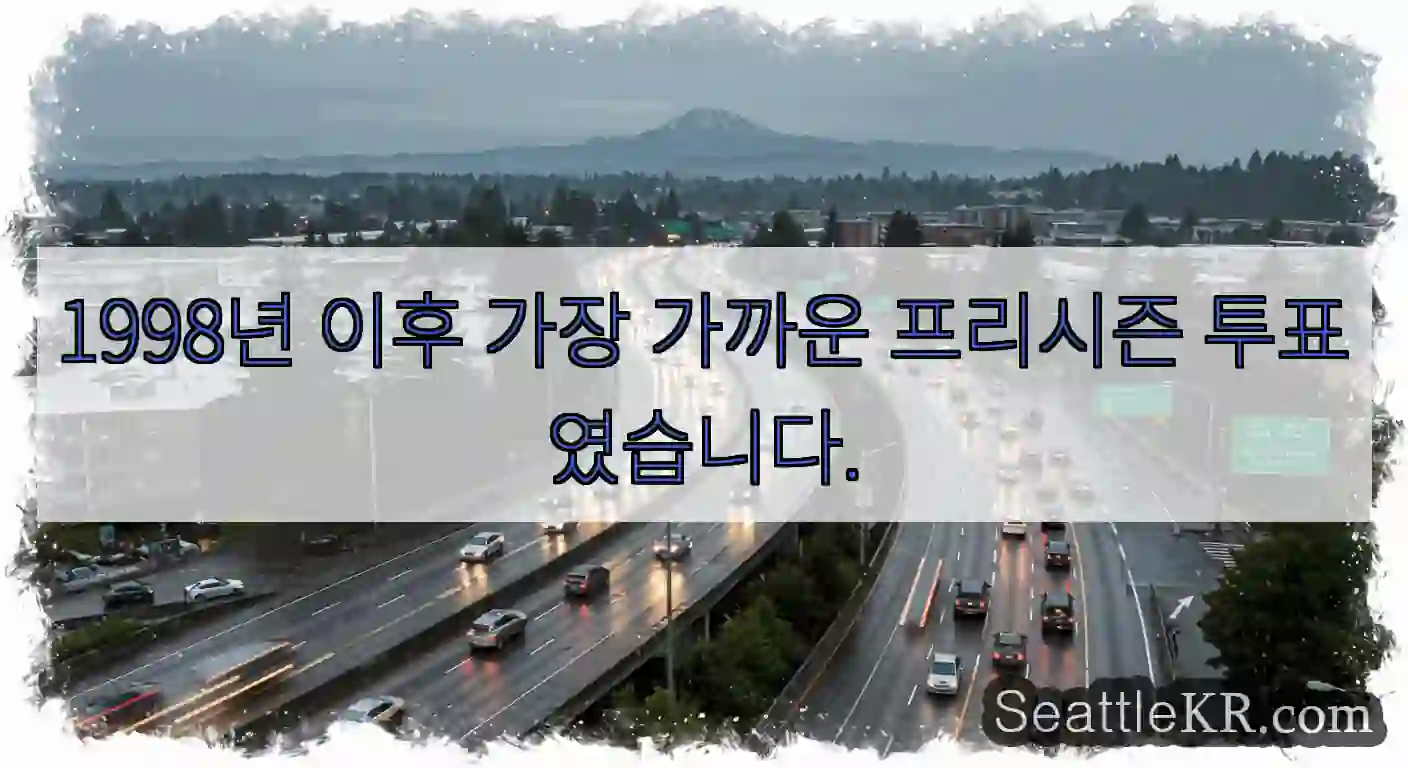 1998년 이후 가장 가까운 프리시즌 투표였습니다.