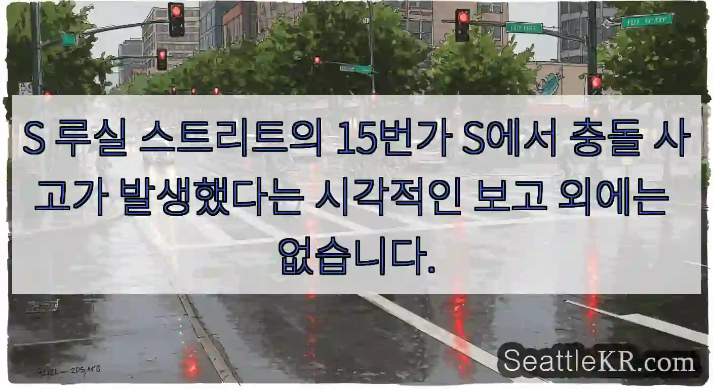 S 루실 스트리트의 15번가 S에서 충돌 사고가 발생했다는 시각적인 보고 외에는 없습니다.