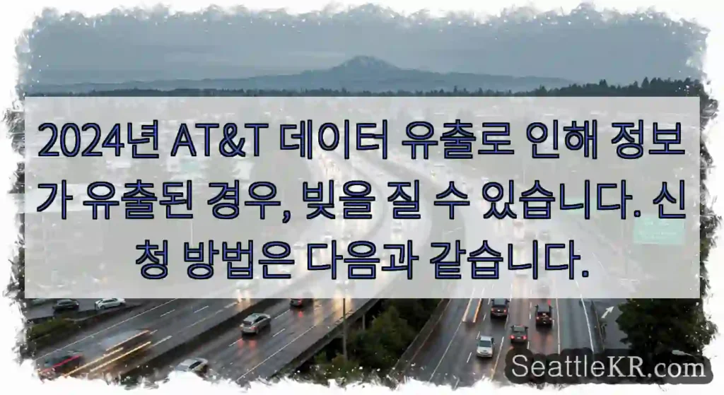 2024년 AT&T 데이터 유출로 인해 정보가 유출된 경우, 빚을 질 수 있습니다. 신청