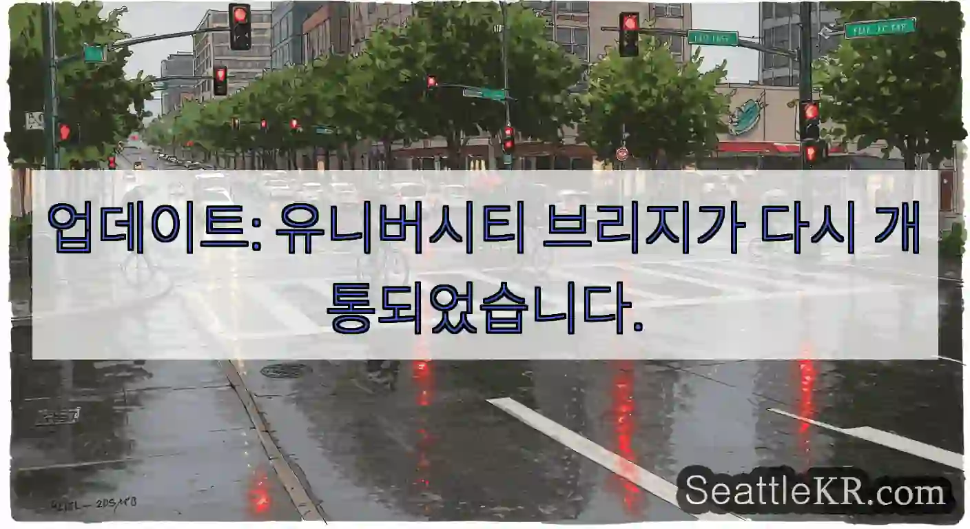 업데이트: 유니버시티 브리지가 다시 개통되었습니다.