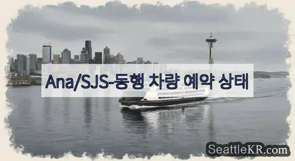 Ana/SJS-동행 차량 예약 상태