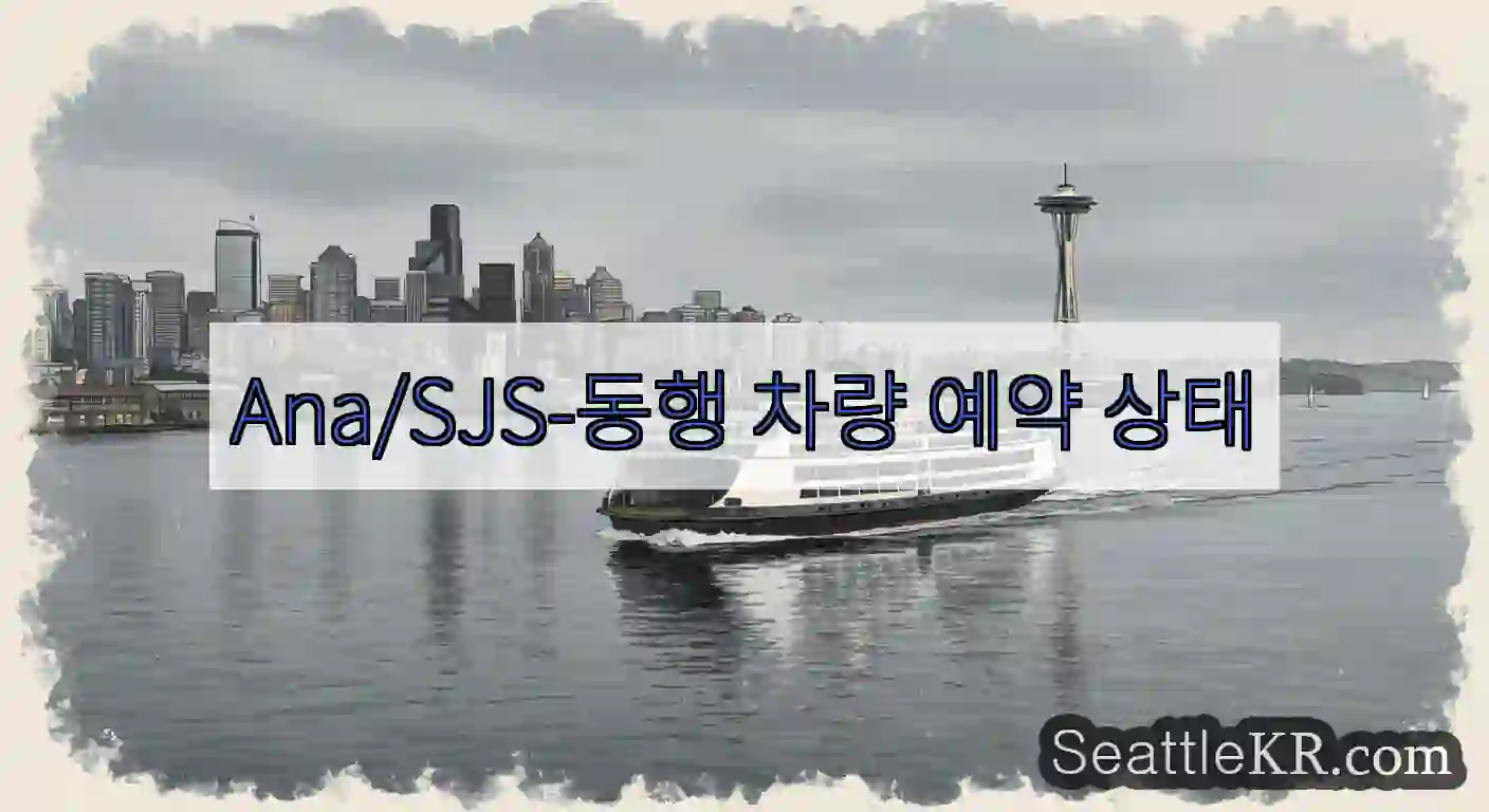 Ana/SJS-동행 차량 예약 상태