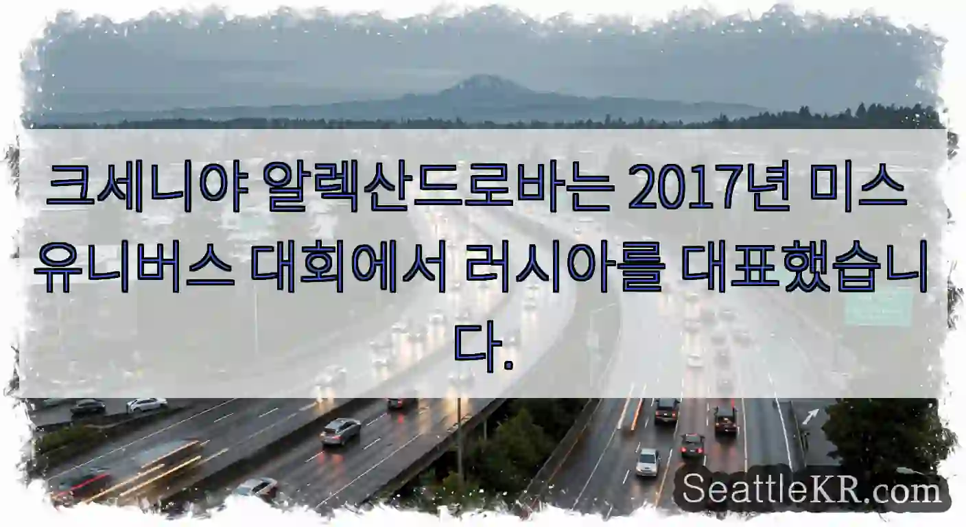크세니야 알렉산드로바는 2017년 미스 유니버스 대회에서 러시아를 대표했습니다.