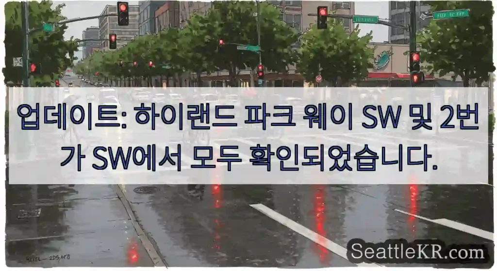 업데이트: 하이랜드 파크 웨이 SW 및 2번가 SW에서 모두 확인되었습니다.