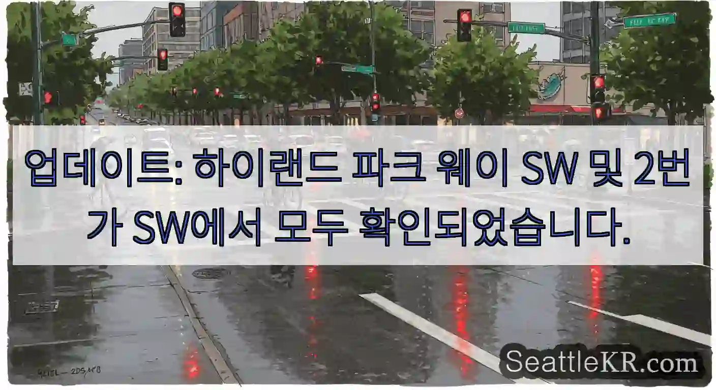 업데이트: 하이랜드 파크 웨이 SW 및 2번가 SW에서 모두 확인되었습니다.