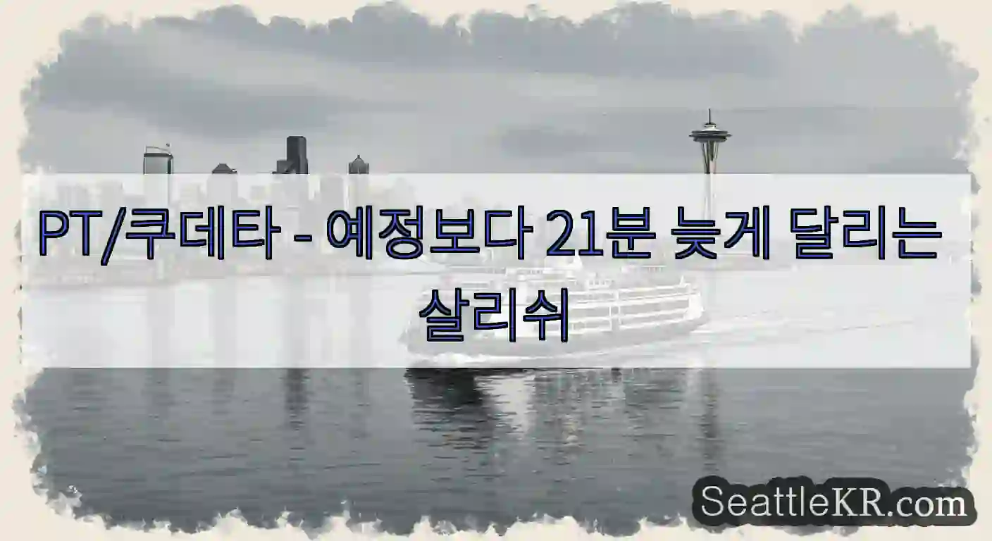 PT/쿠데타 - 예정보다 21분 늦게 달리는 살리쉬