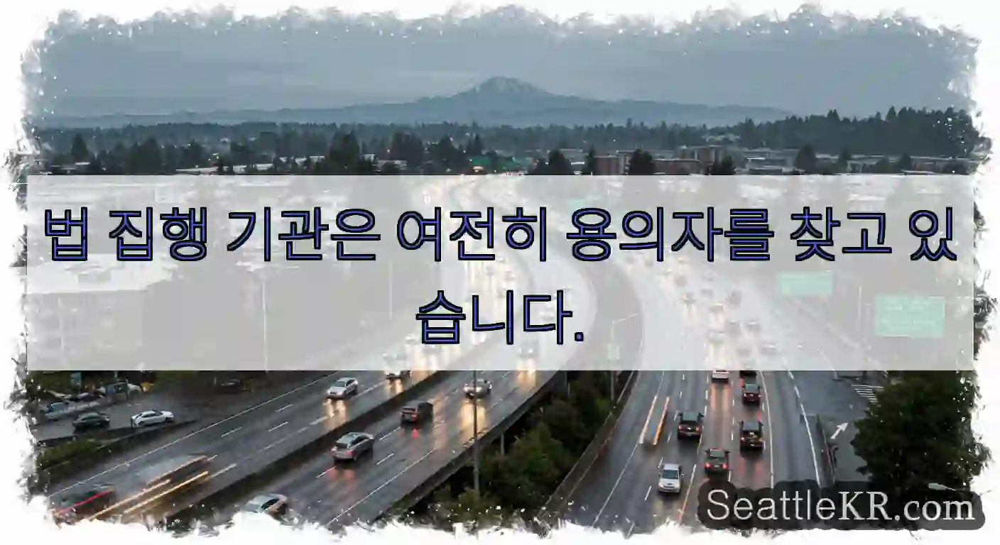 법 집행 기관은 여전히 용의자를 찾고 있습니다.