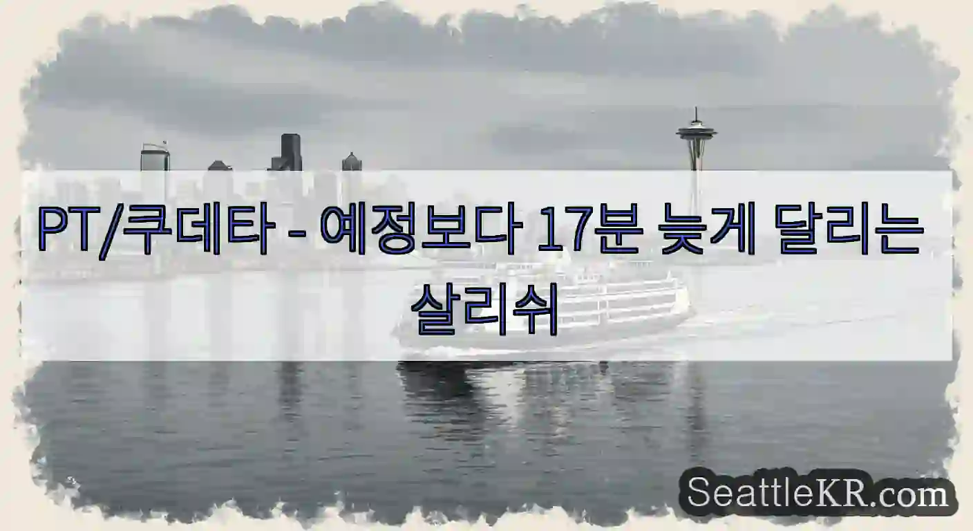 PT/쿠데타 - 예정보다 17분 늦게 달리는 살리쉬