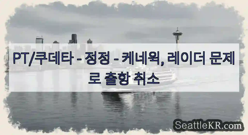 PT/쿠데타 - 정정 - 케네윅, 레이더 문제로 출항 취소