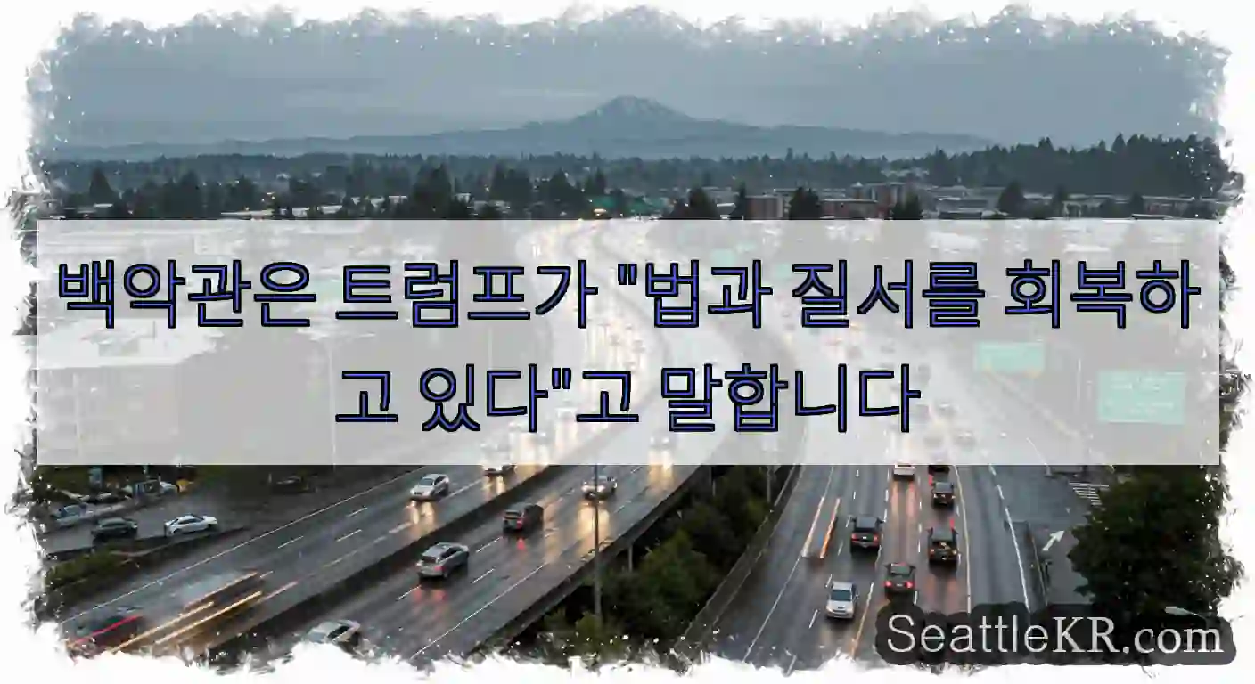 백악관은 트럼프가 