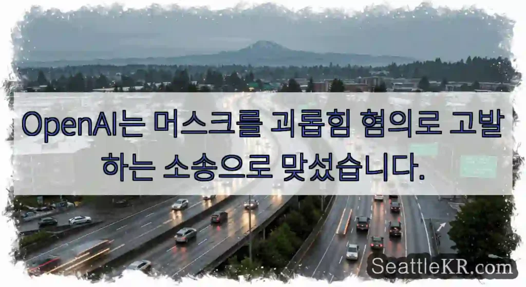 OpenAI는 머스크를 괴롭힘 혐의로 고발하는 소송으로 맞섰습니다.