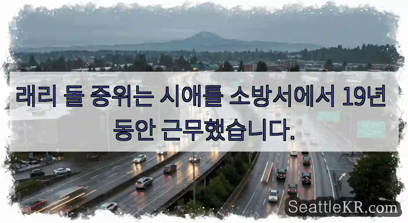 래리 돌 중위는 시애틀 소방서에서 19년 동안 근무했습니다.