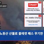 노동산 산불로 블레셋 패스 무기한 폐쇄