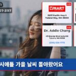 시애틀 가을 날씨 돌아왔어요