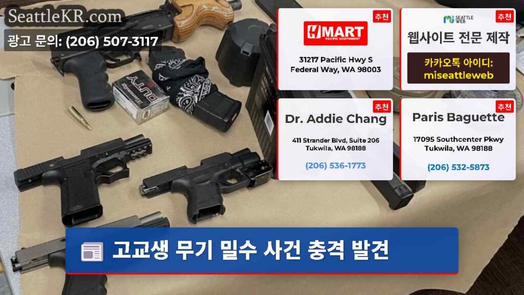 고교생 무기 밀수 사건 충격 발견