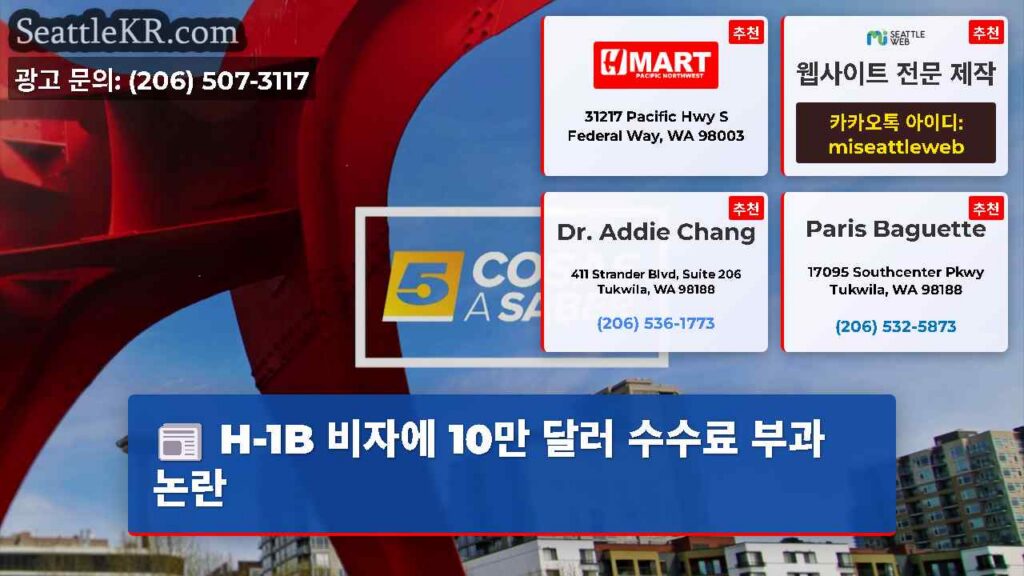 H-1B 비자에 10만 달러 수수료 부과 논란