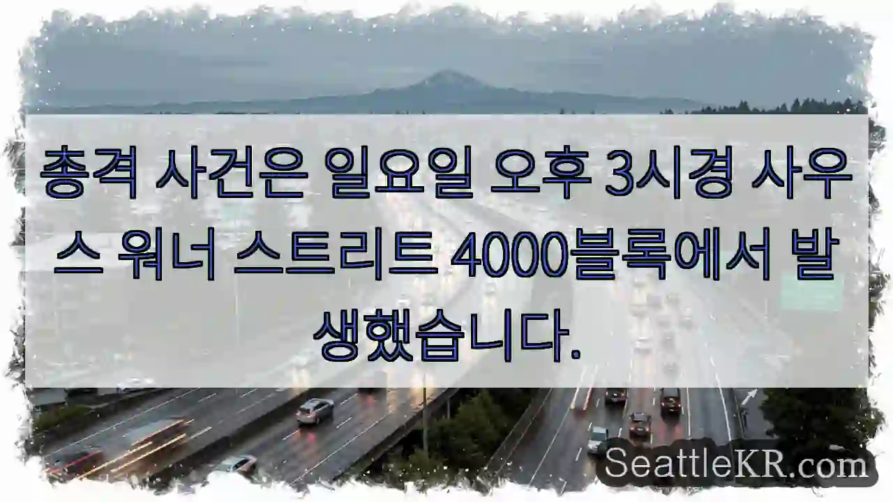 총격 사건은 일요일 오후 3시경 사우스 워너 스트리트 4000블록에서 발생했습니다.