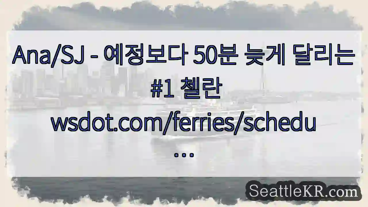 Ana/SJ - 예정보다 50분 늦게 달리는 #1