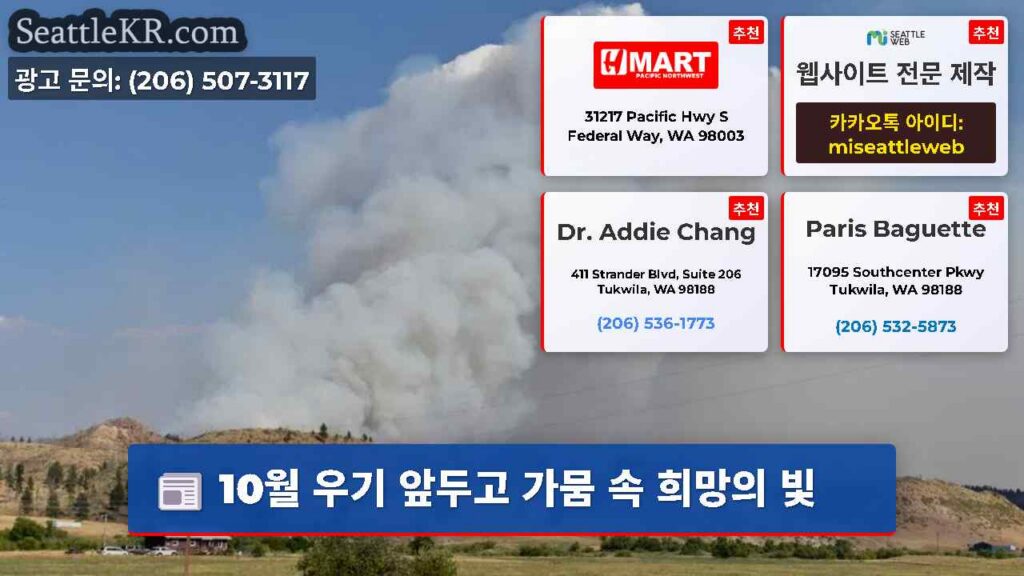 10월 우기 앞두고 가뭄 속 희망의 빛
