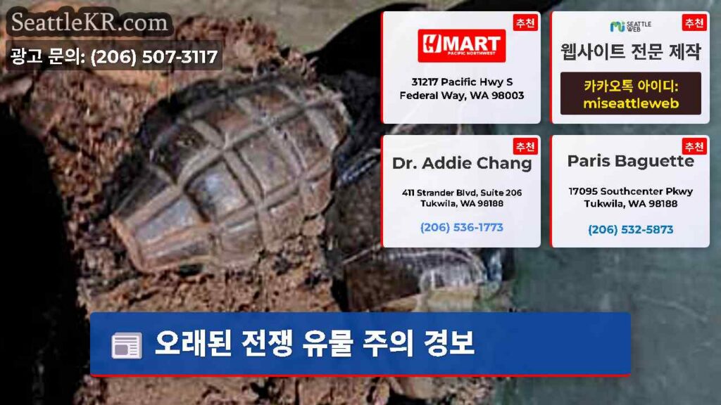 오래된 전쟁 유물 주의 경보
