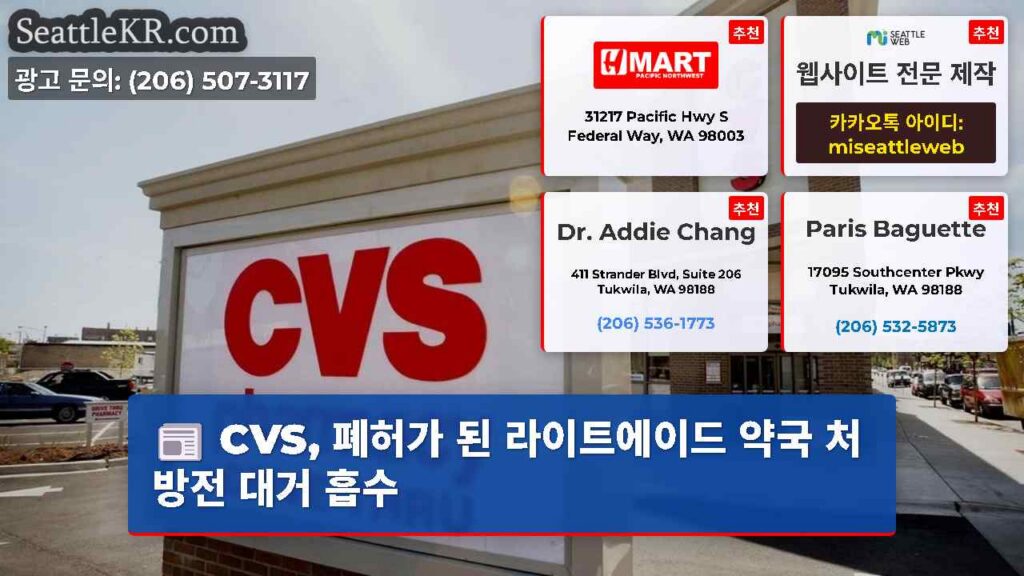 CVS, 폐허가 된 라이트에이드 약국 처방전 대거 흡수
