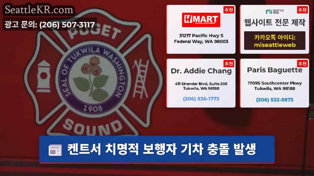 켄트서 치명적 보행자 기차 충돌 발생