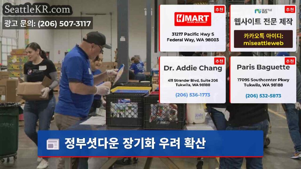 정부셧다운 장기화 우려 확산