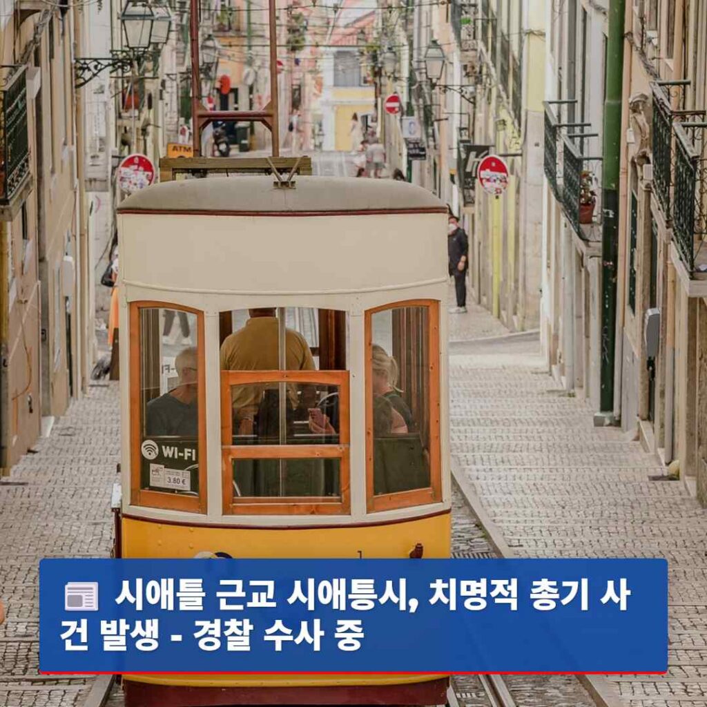 시애틀 근교 시애틍시, 치명적 총기 사건 발생 - 경찰 수사 중