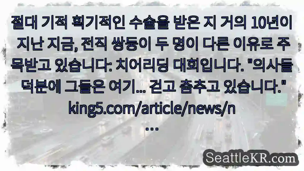 절대 기적 획기적인 수술을 받은 지 거의 10년이 지난 지금, 전직 쌍둥이 두 명이 다른