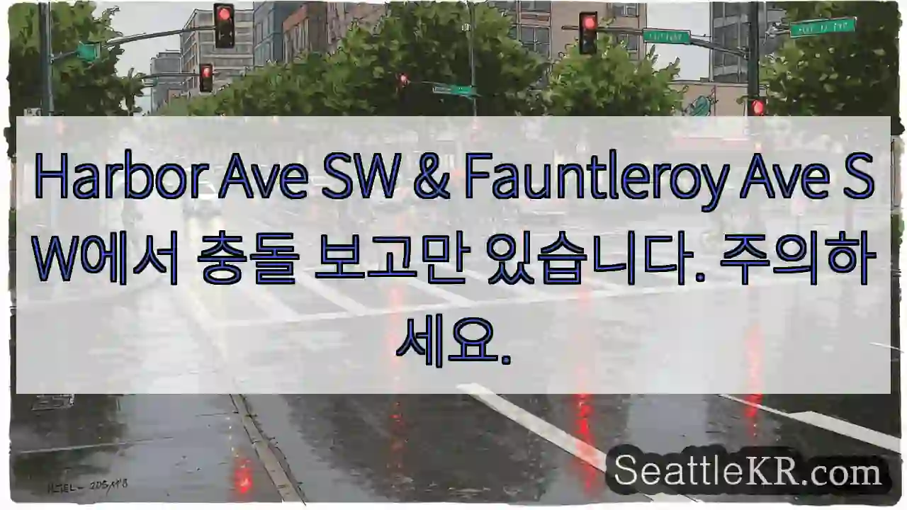 Harbor Ave SW & Fauntleroy Ave SW에서 충돌 보고만 있습니다.