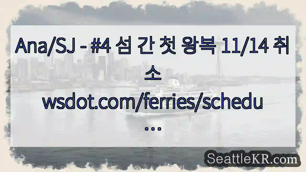 Ana/SJ - #4 섬 간 첫 왕복 11/14