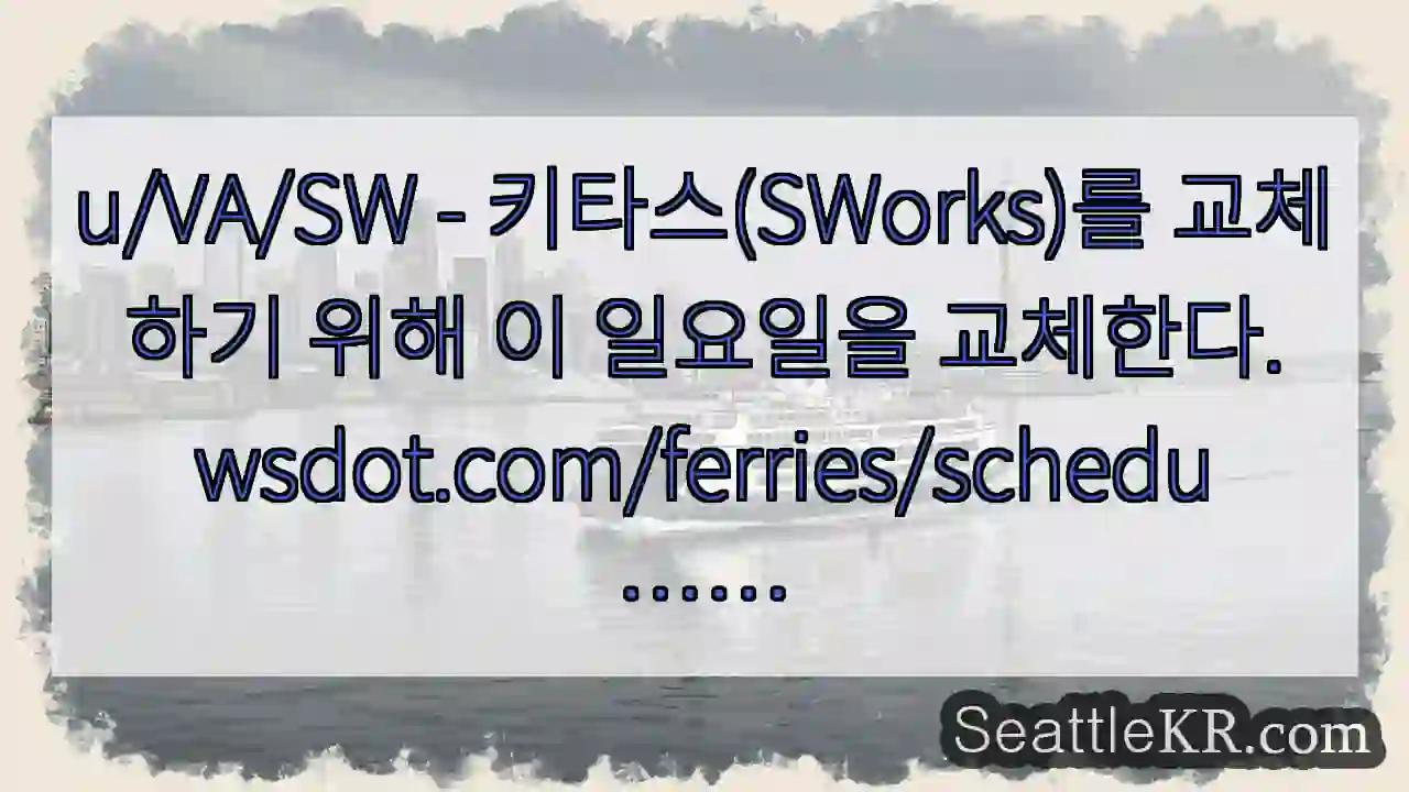 u/VA/SW - 키타스(SWorks)를 교체하기 위해 이 일요일을