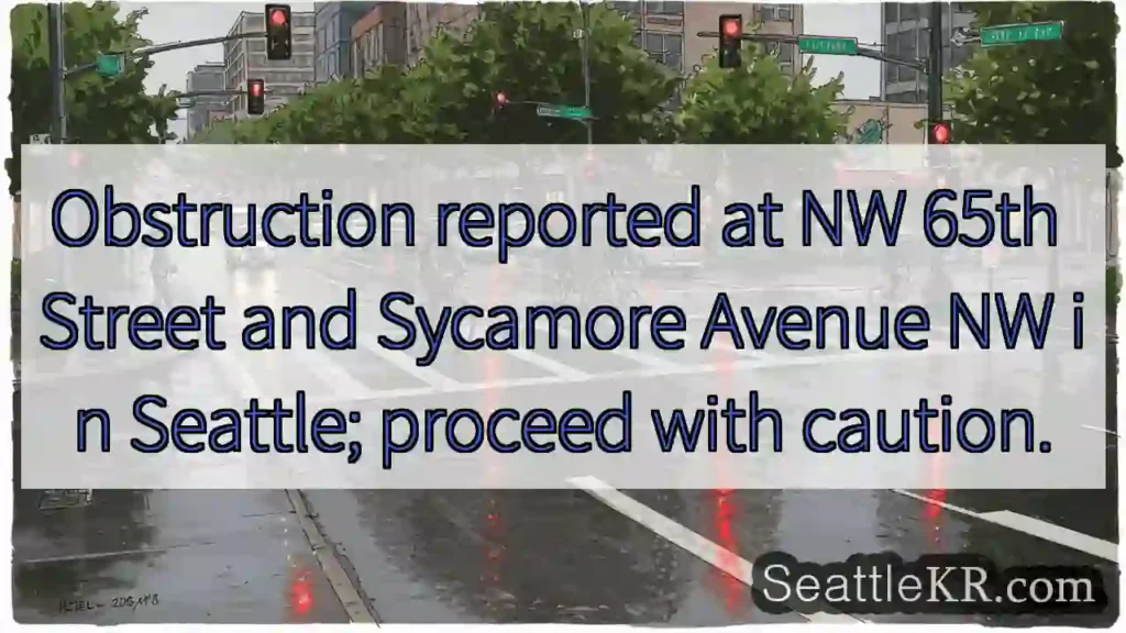 NW 65th & Sycamore: Traffic Obstruction Ahead