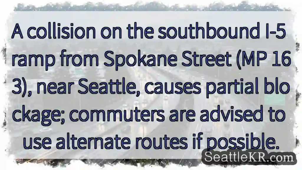 I-5 Southbound Ramp Closure Near Seattle
