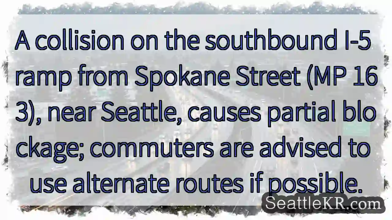 I-5 Southbound Ramp Closure Near Seattle