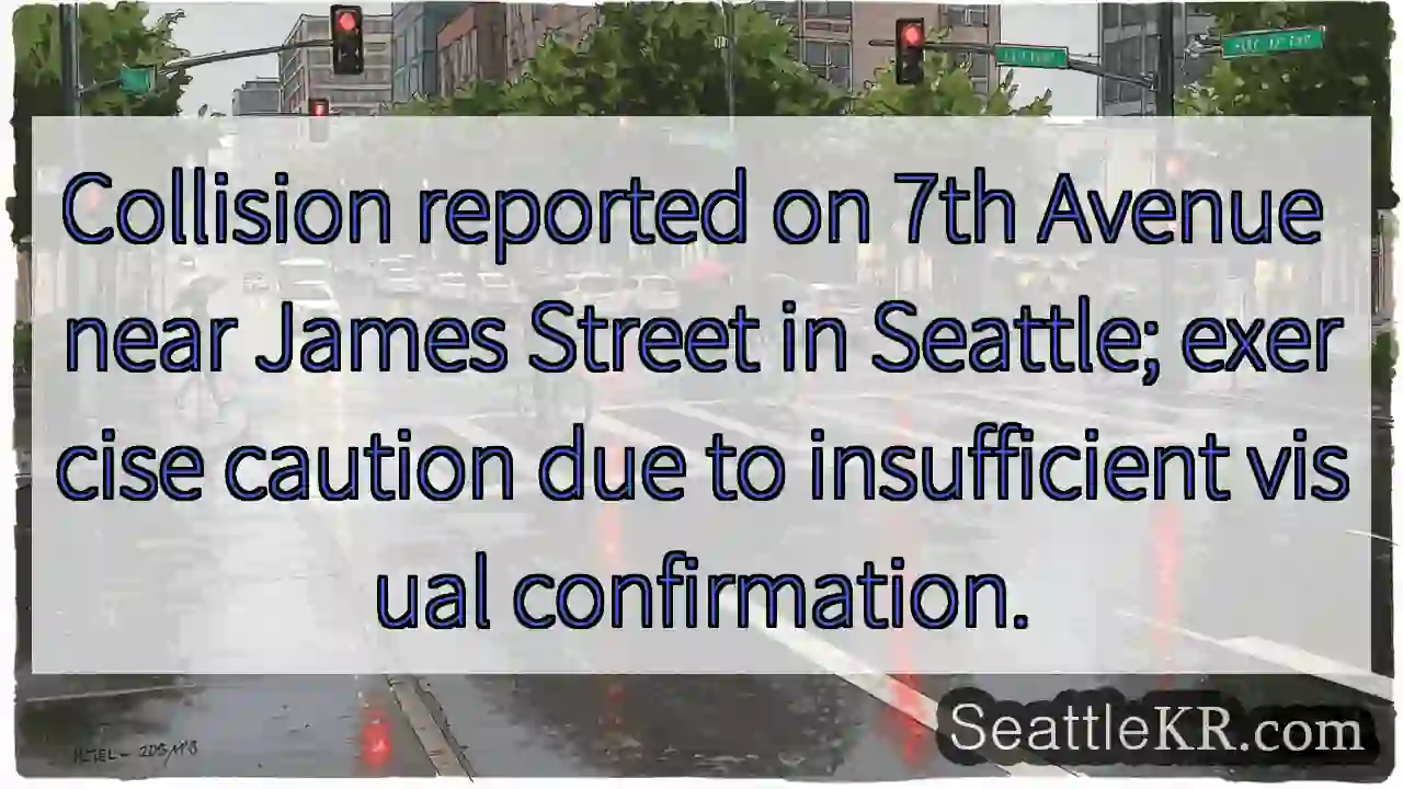 Seattle Collision Alert: 7th Ave & James St