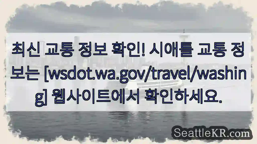 교통 실시간! 체크