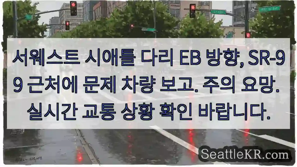 차량 문제, EB 방향 SR-99 근접!