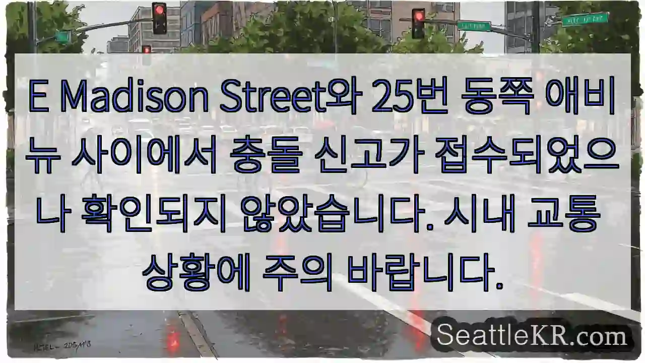 충돌 신고! 주의 필요