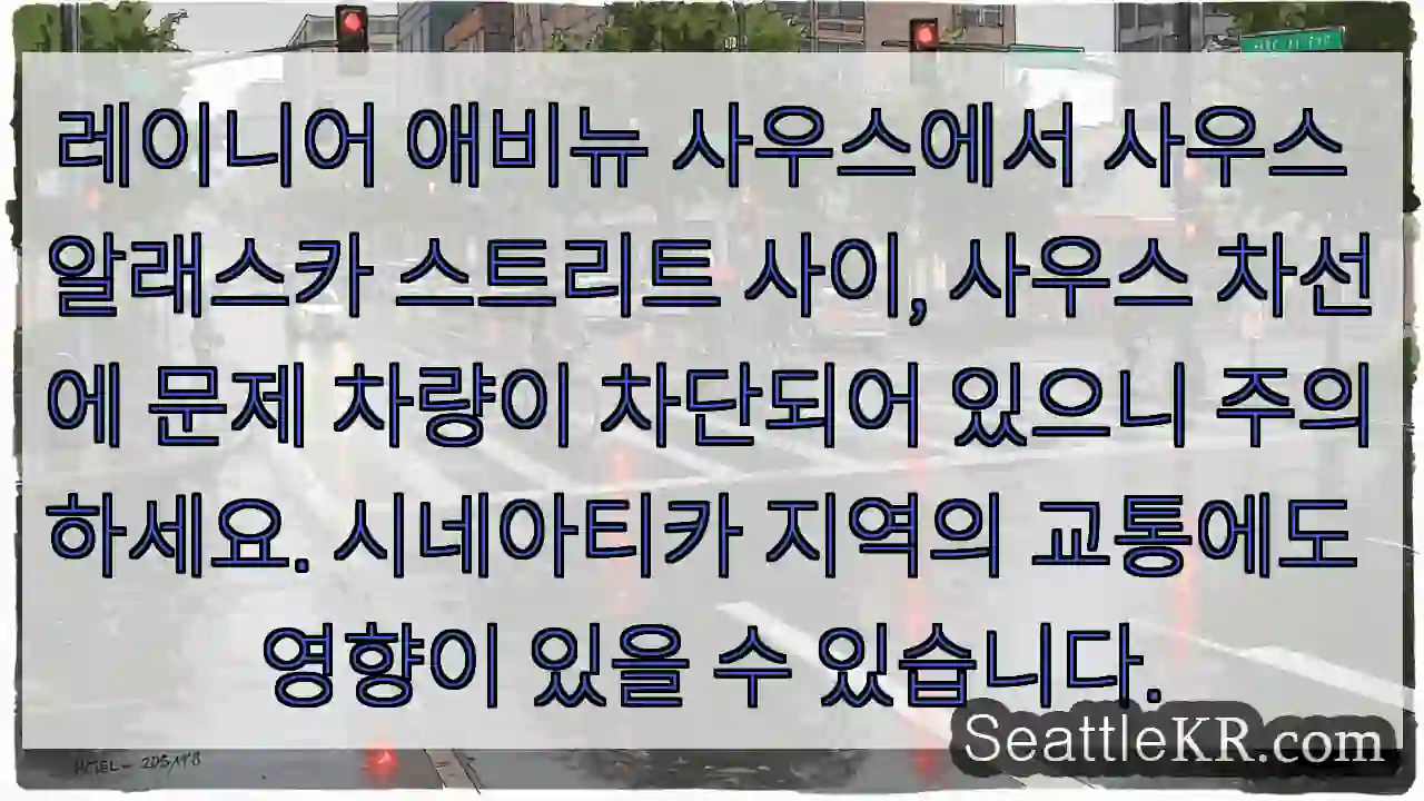 차단된 차량, 주의!