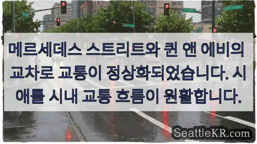 교통 흐름 원활